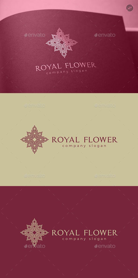 Royal Flower Logo - Royal Flower Logo by sarten | GraphicRiver