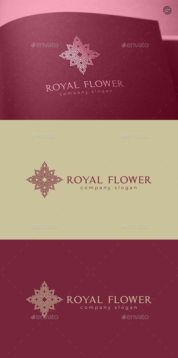 Royal Flower Logo - Royal Flower Logo