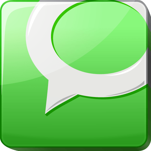 Green Message Bubble Logo - About, announcement, bubble, chat, communication, forum, green, hint ...