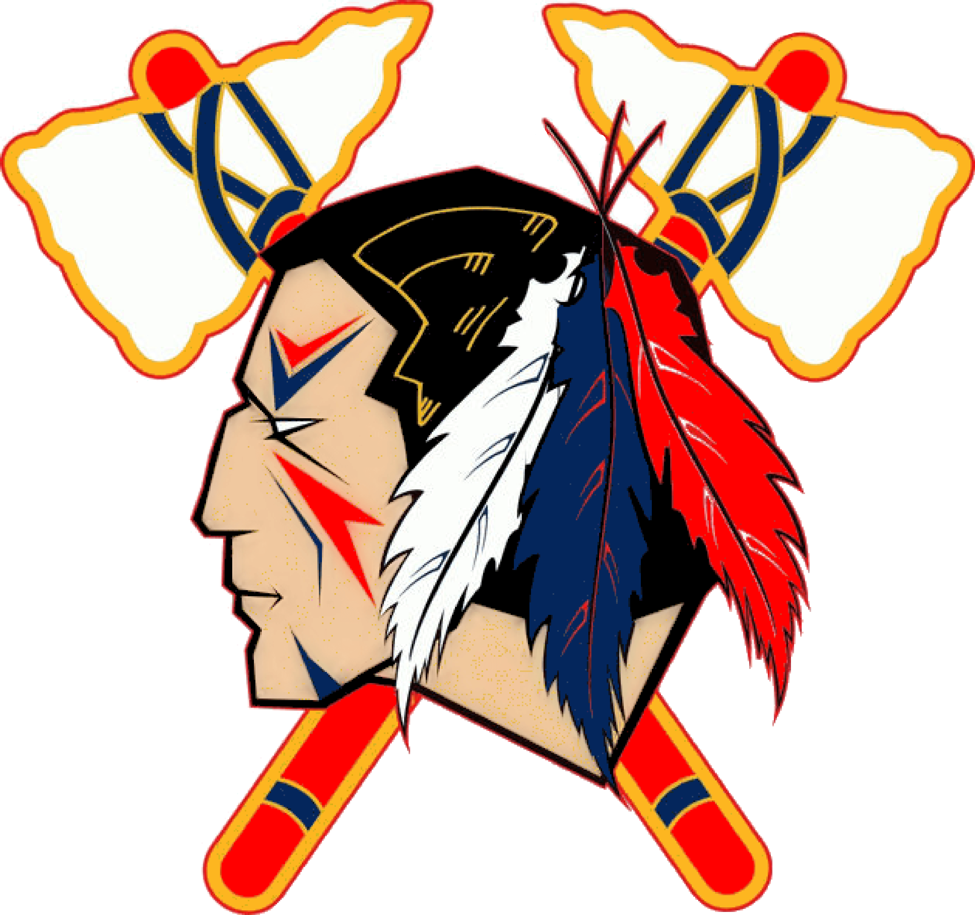 Tomohawk Logo - Indian Head Logo Clip Art Indians Tomahawk Image - Clipart Kid ...