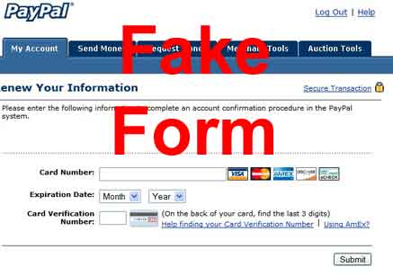 Fake PayPal Logo - Fake paypal. The Wire Fact