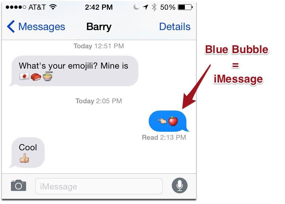 Green Message Bubble Logo - How To Tell iMessages From Text Messages