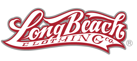 Red Clothing Brand Logo - The Original Long Beach Clothing Company – Long Beach Clothing Co.