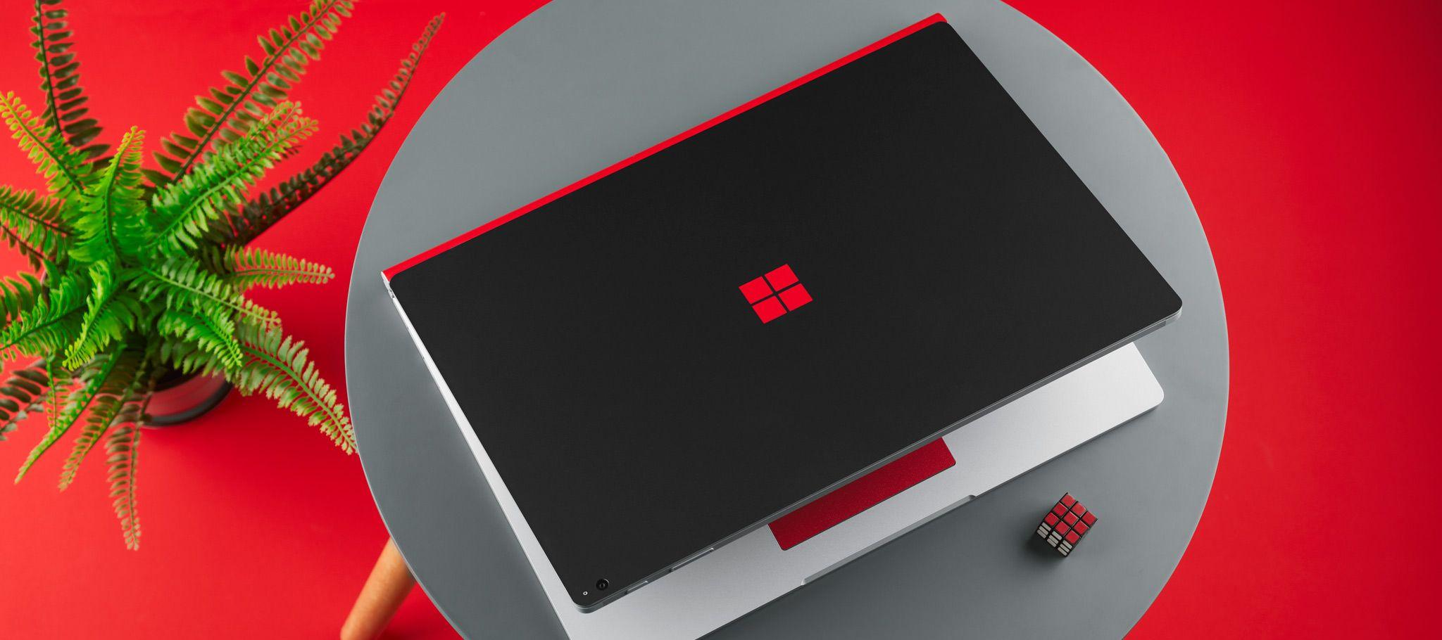 Red Square D Brand Logo - Surface Book Skins, Wraps & Covers dbrand