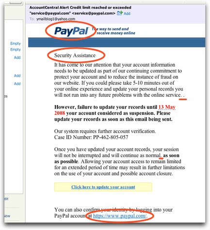 Fake PayPal Logo - PayPal Phishing Scam Explained