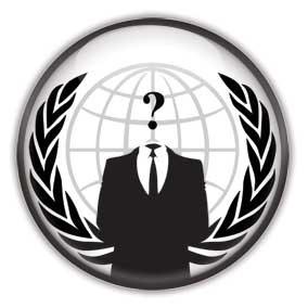 Anonymous Logo - Anonymous Logo Button Magnet