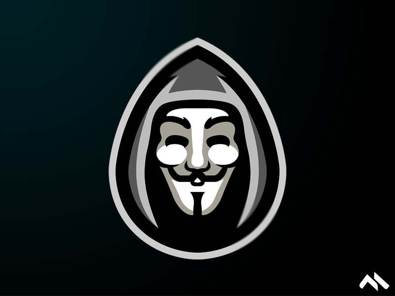 Anonymous Logo - Anonymous mascot logo by Matt H | Dribbble | Dribbble