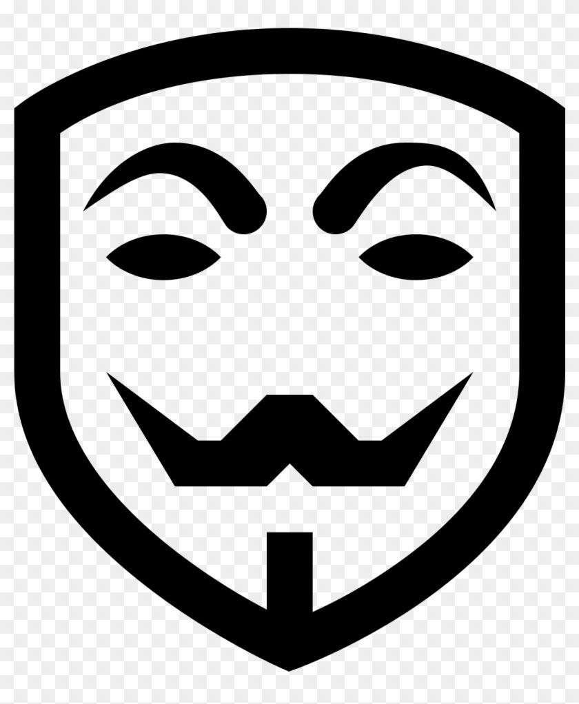 Anonymous Logo - Anonymous Mask Clip Art Logo Transparent Background