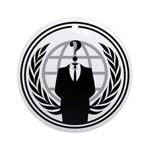 Anonymous Logo - Anonymous Logo Ornaments
