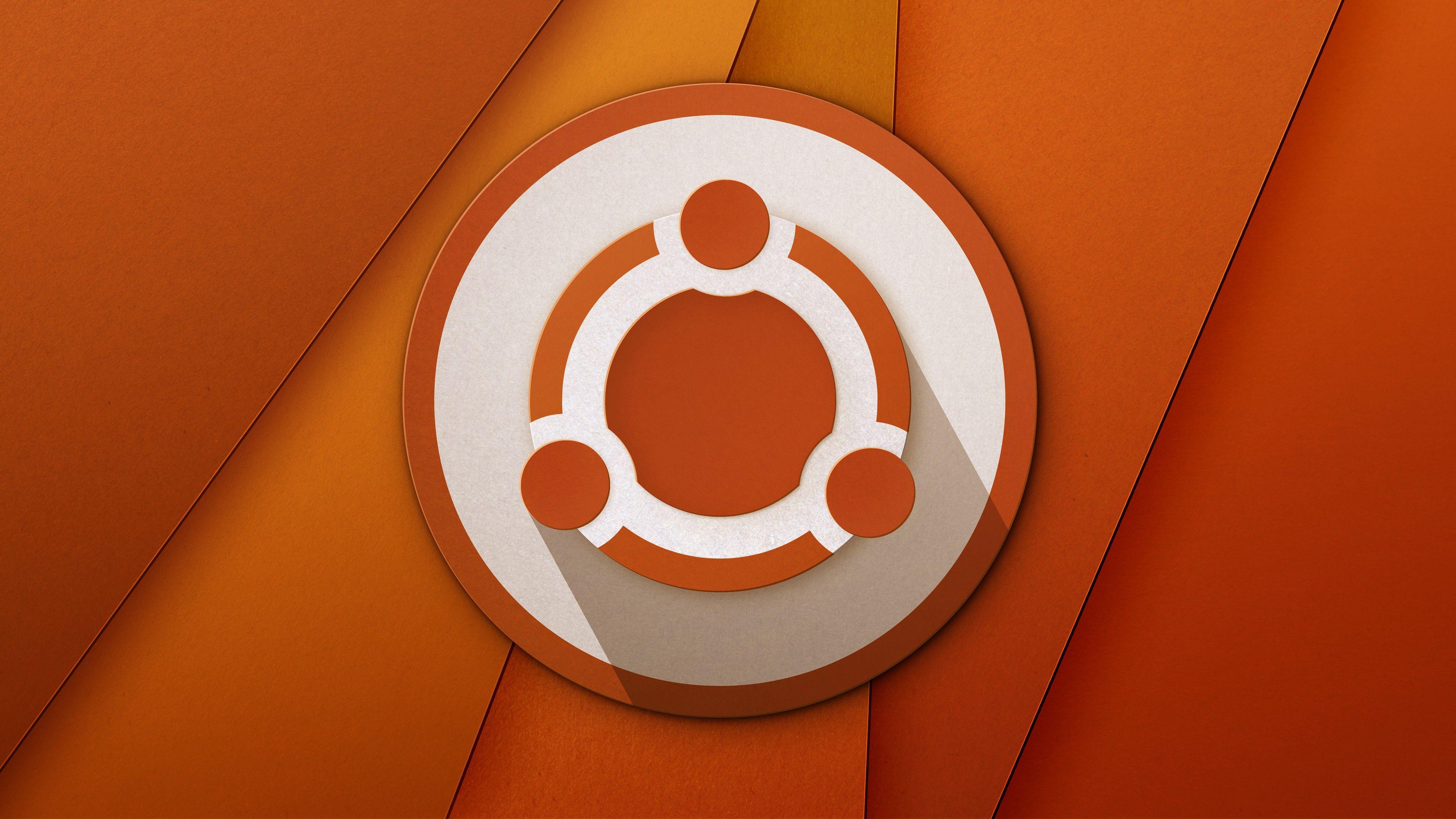 Linux Ubuntu Logo - Wallpaper : colorful, illustration, red, sign, Linux, orange, circle ...