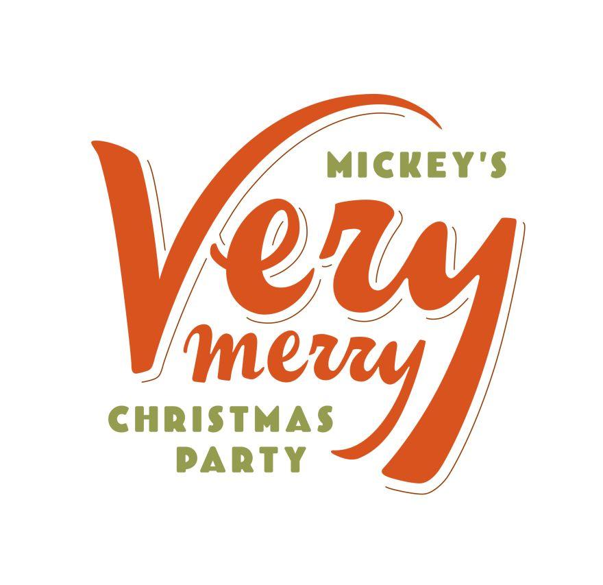 Christmas Party Logo - Mickey's Very Merry Christmas Party