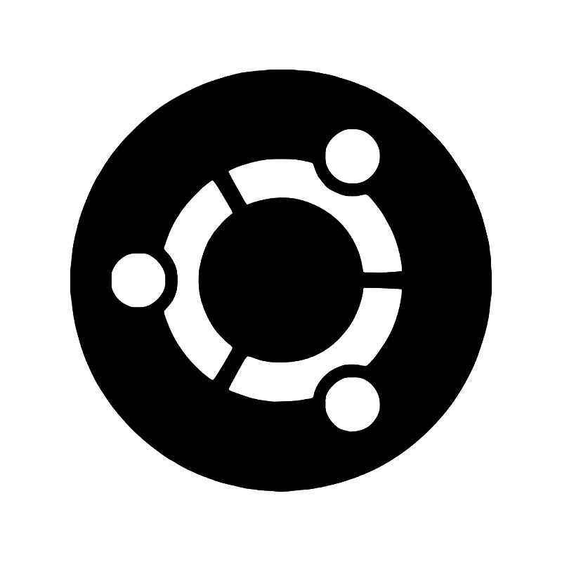 Linux Ubuntu Logo - Ubuntu Linux Logo Vinyl Sticker