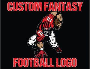 Custom Football Logo - Fantasy Football Logo Design for your Team or League with Custom 5 ...