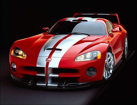 Red and Silver Automotive Logo - Dodge Viper GTSR Concept Car Red Silver Stripe 3/4 Front View Studio ...