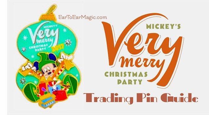 Christmas Party Logo - Mickey's Very Merry Christmas Party Trading Pins | Ear to Ear Magic