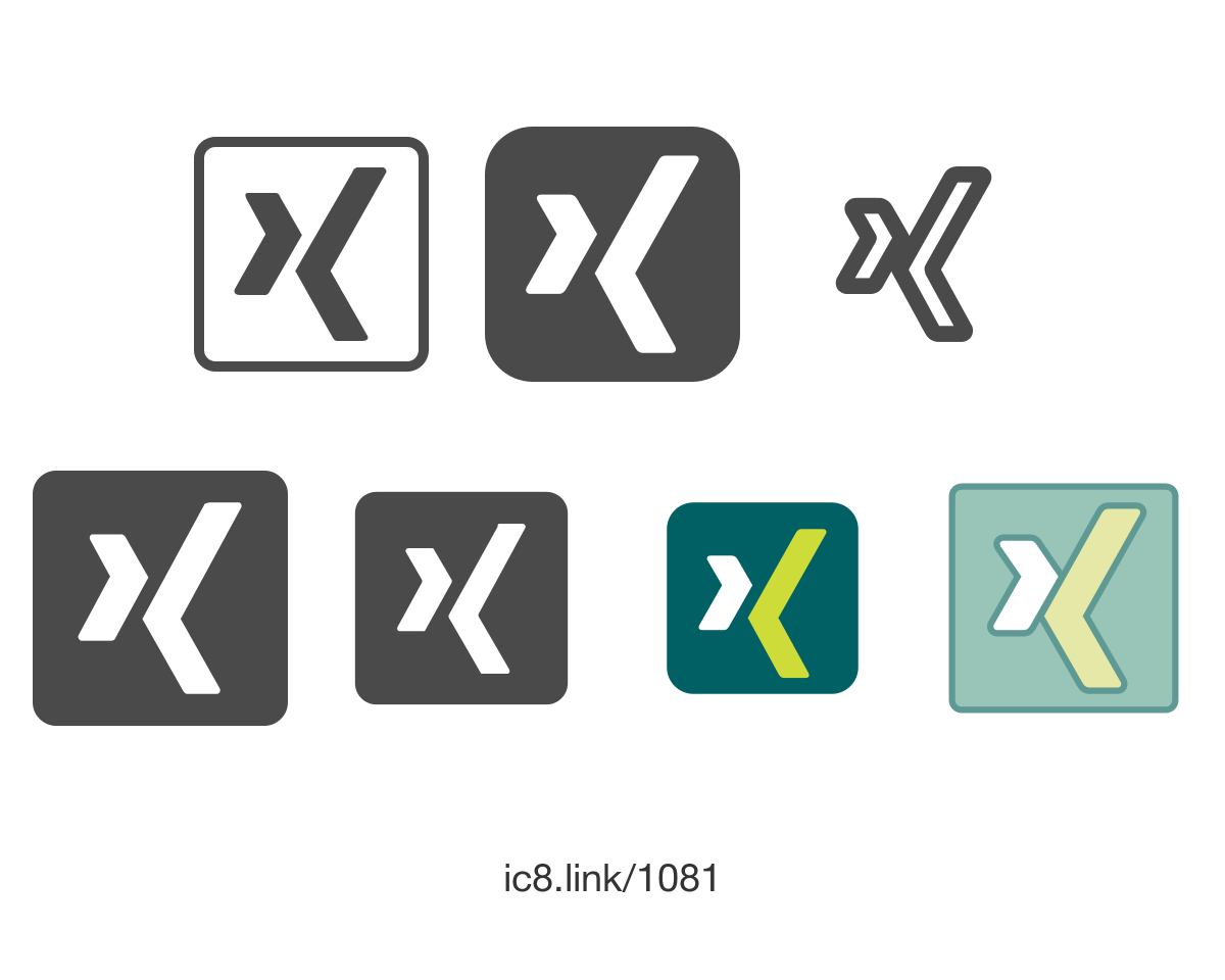 Xing Logo - XING Icon download, PNG and vector
