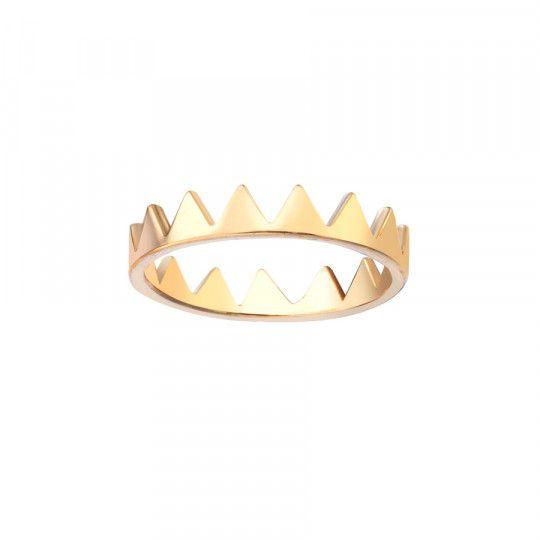 Crown Over a Red Box Logo - Rings - Minimalist crown ring - the red box | The Red Box