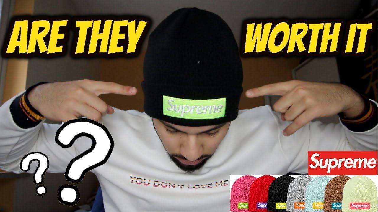 Crown Over a Red Box Logo - SUPREME BOX LOGO BEANIE REVIEW TRY ON *ARE THEY WORTH IT*