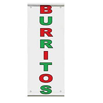 Red and Green Banner Restaurant Logo - Amazon.com : Burritos Red Green Food Bar Restaurant Food Truck ...