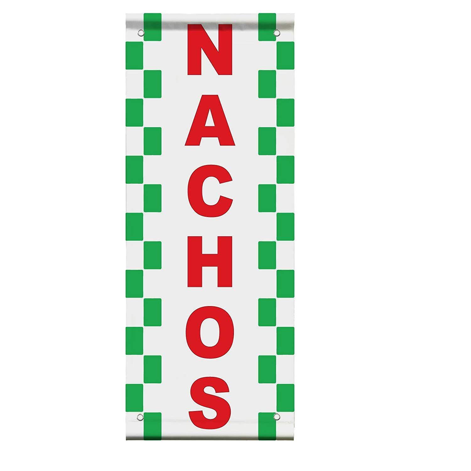 Red and Green Banner Restaurant Logo - Amazon.com : Nachos Red Green Food Bar Restaurant Food Truck Double