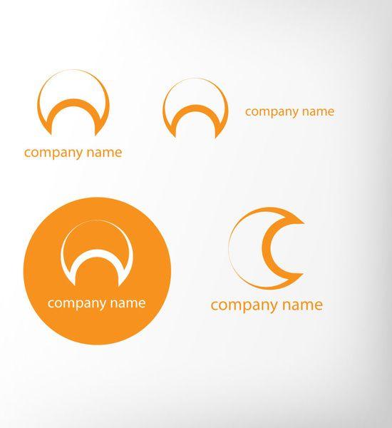 Orange Circle with Name Logo - Round orange logo vector design Free vector in Adobe Illustrator ai ...