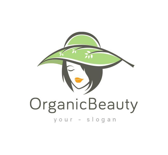 Beauty Logo - Organic Beauty Logo & Business Card Template