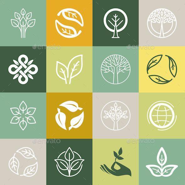 Organic Logo - Organic Symbols … | logo thesis | Logo design, Logos, Organic logo