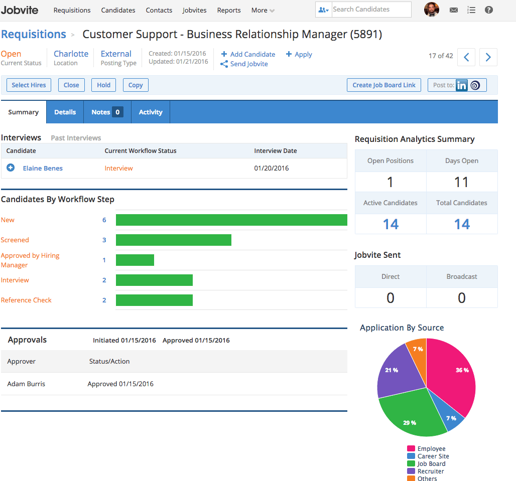 Jobvite Logo - Jobvite Software 2019 Pricing & Features. GetApp®