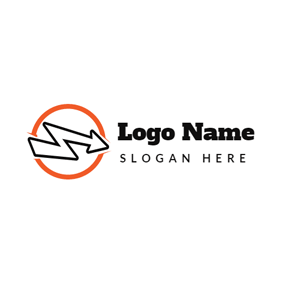 Orange Circle Brand Logo - Free Abstract Logo Designs | DesignEvo Logo Maker