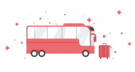 Red Bus Logo - Book Bus Travels, AC Volvo Bus, Hotels & Bus Hire