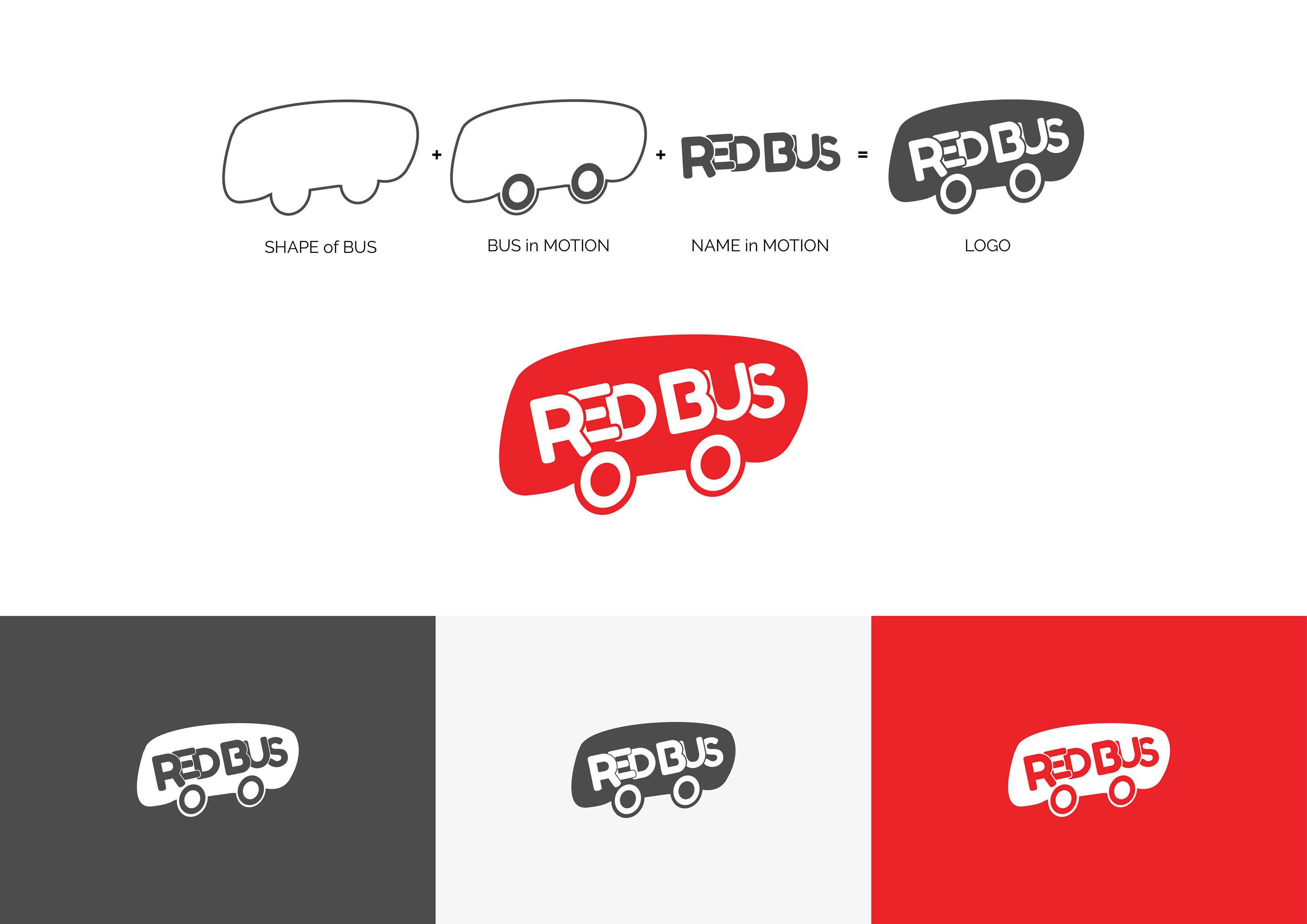 Red Bus Logo - Redbus (Logo Redesign) on Behance