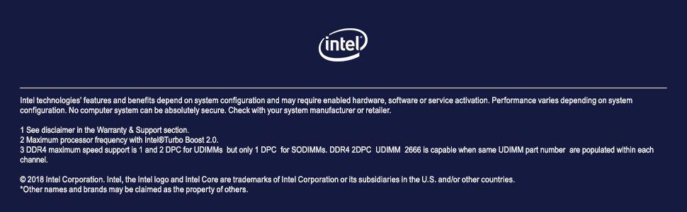 Intel Corporation Logo - Amazon.com: Intel Core i5-9600K Desktop Processor 6 Cores up to 4.6 ...