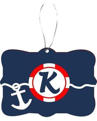 Red and Blue Anchor Logo - Score Big Savings: Letter K SOS Red White on Blue Anchor Design ...