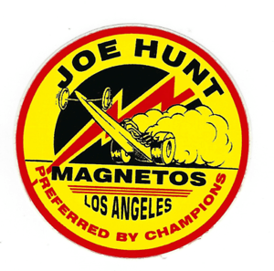 1960'S Racing Logo - Joe Hunt Vintage Racing Decal From 1960's 714833834656