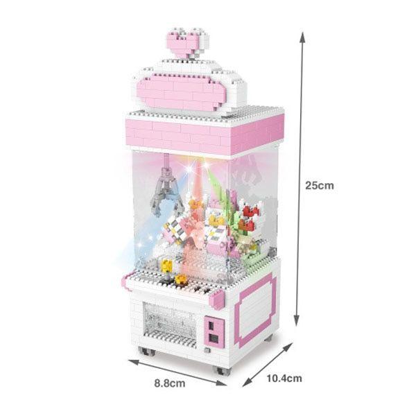 Small Toy Machine Logo - 2017 ZRK Small toy machine Plastic Building Blocks Mini Shop ...