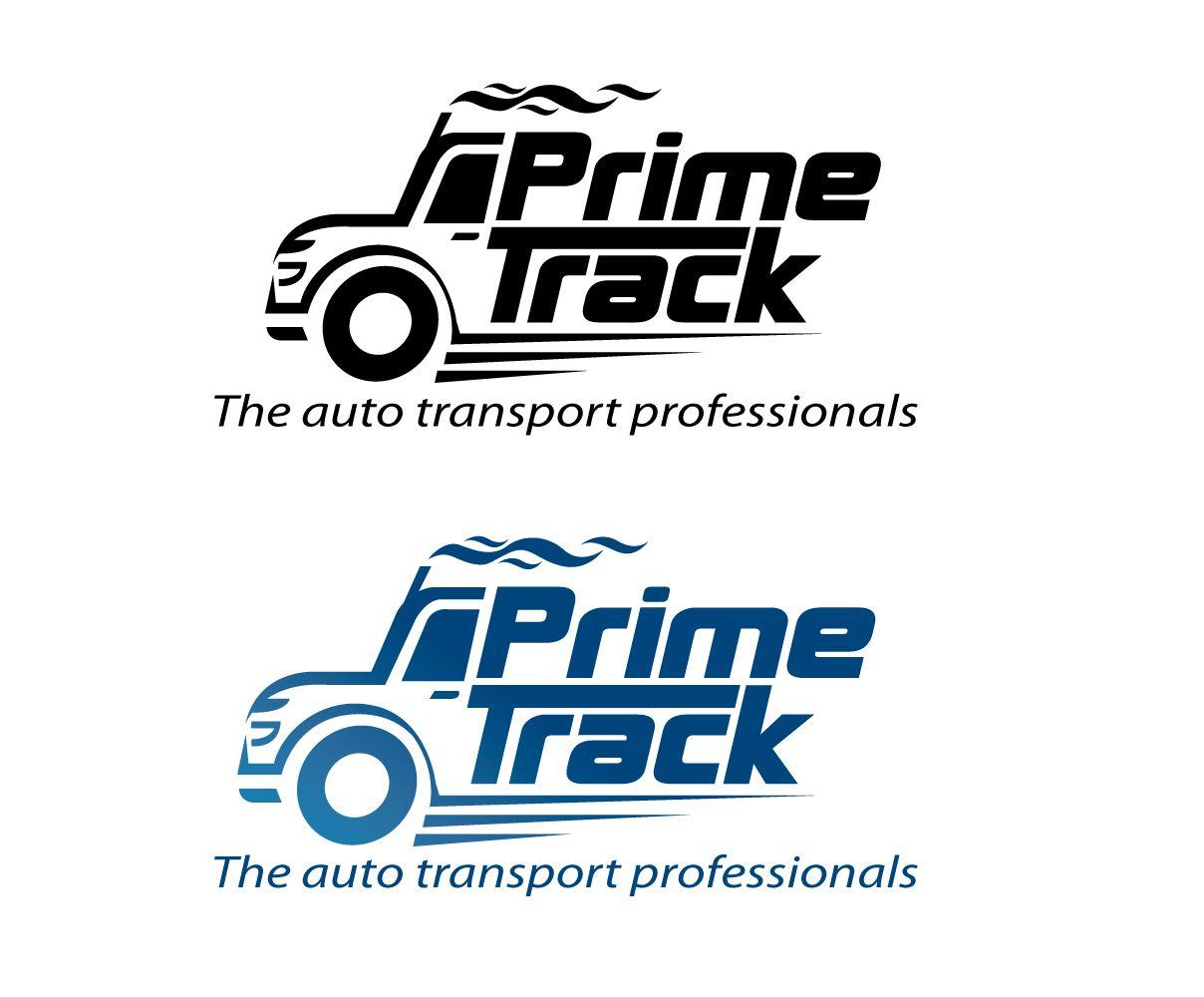 Car Transport Logo - Business Logo Design for Prime Track. The auto transport