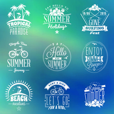 Summer Logo - Vector summer holiday logo free vector download (74,464 Free vector ...