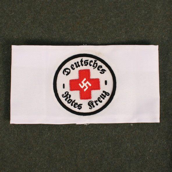 Red German Logo - German Red Cross Armband with Swastika