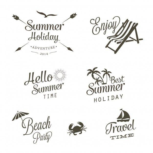 Summer Logo - Summer logo vectors Vector | Free Download