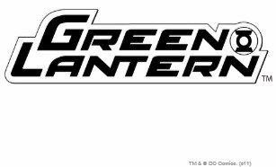 Green Lantern Black and White Logo - Green Lantern Mouse Pads