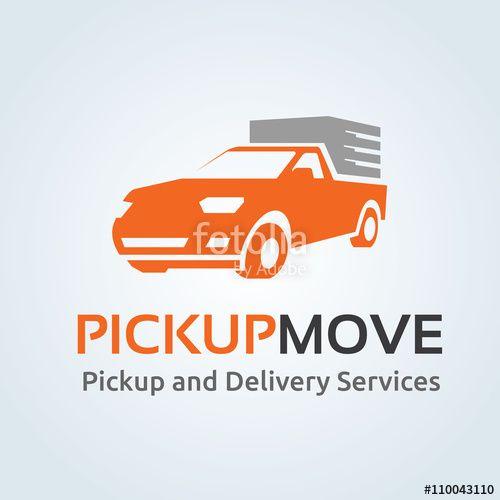 Car Transport Logo - Pickup logo,transport logo,vector logo template.