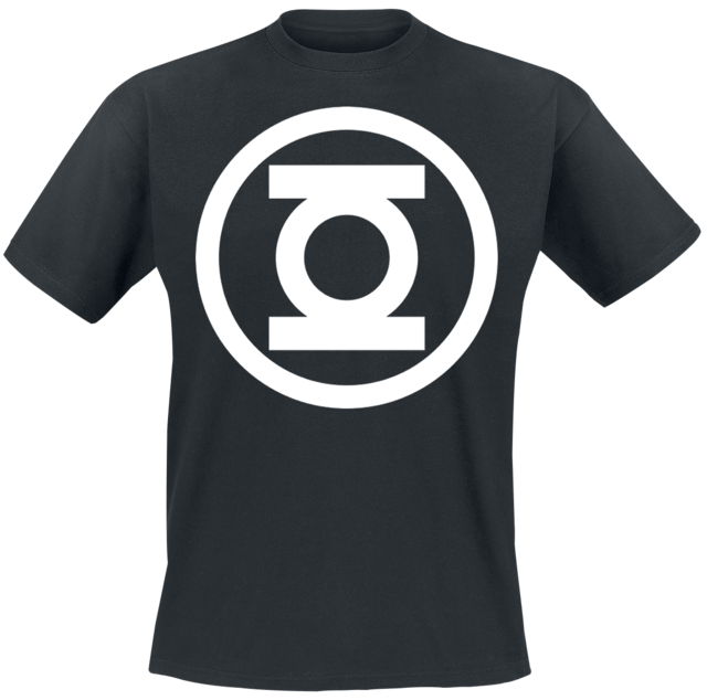 Green Lantern Black and White Logo - Green Lantern Logo T Shirt black-in T-Shirts from Men's Clothing on ...