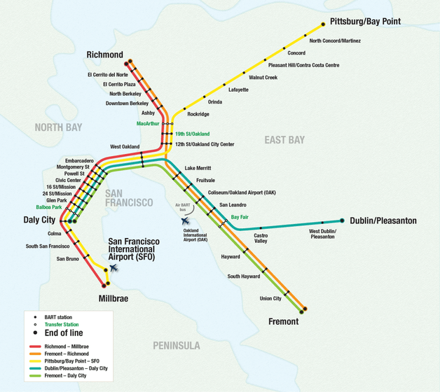 Bay Area Rapid Transit Logo - How to Ride Bay Area Rapid Transit (BART) (with Pictures)
