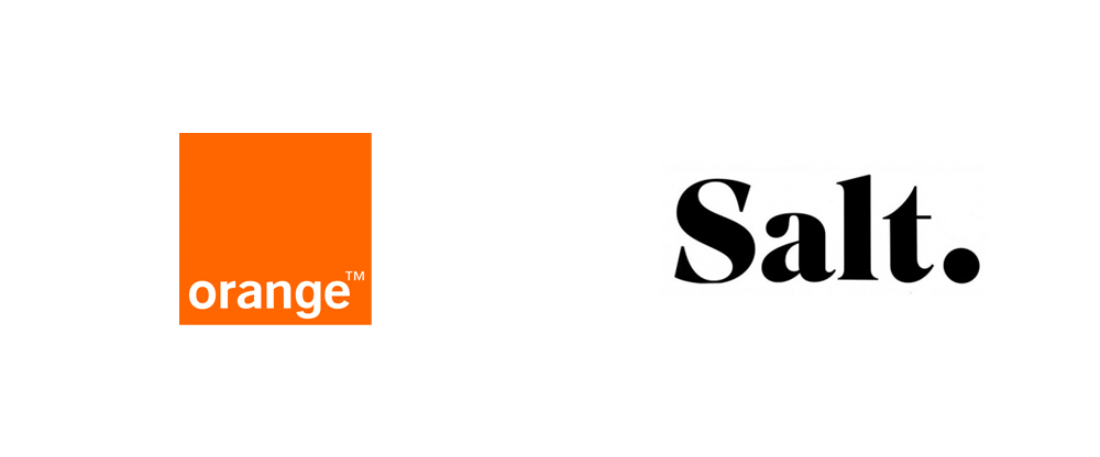 Orange Telecom Logo - Brand New: New Name, Logo, and Identity for Salt by Prophet London