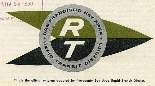 Bay Area Rapid Transit Logo - Original BART logo from 1958 Contra Costa