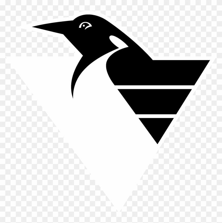 Black and White Penguins Logo - Pittsburgh Penguins Logo Black And White Penguins Logo