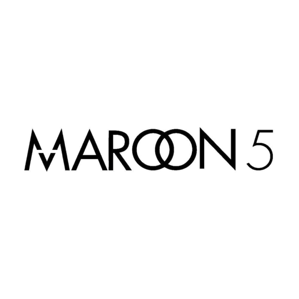 Black Maroon 5 Logo - Maroon 5 Logo | cornhole in 2019 | Maroon 5, Music, Band logos