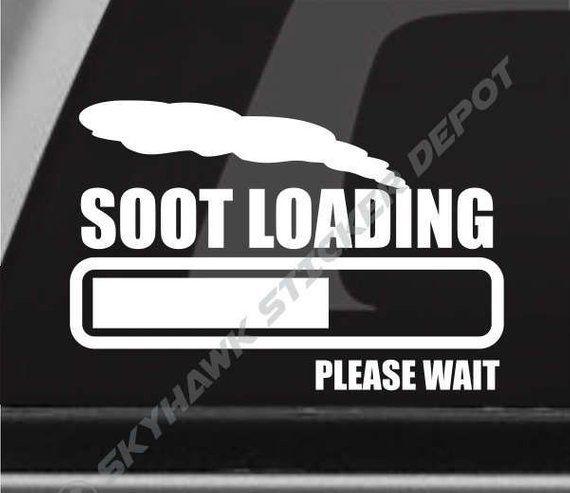 Funny Chevy Logo - Soot Loading Funny Bumper Sticker Vinyl Coal Roller Decal | Etsy