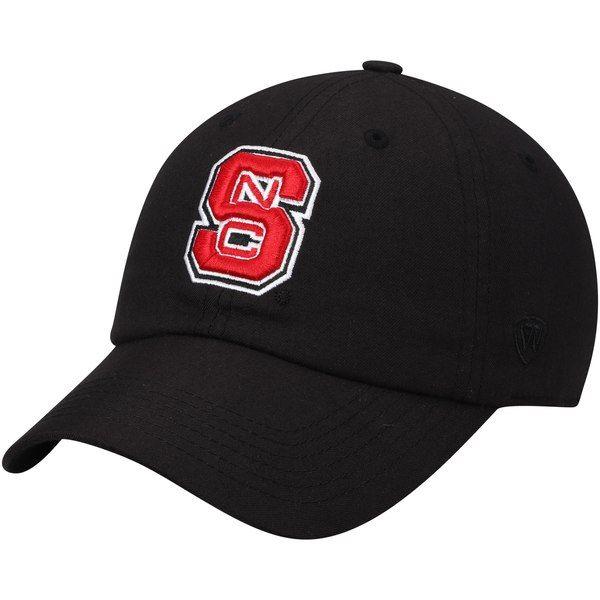 Hat World Logo - Men's Top of the World Black NC State Wolfpack Primary Logo Staple ...