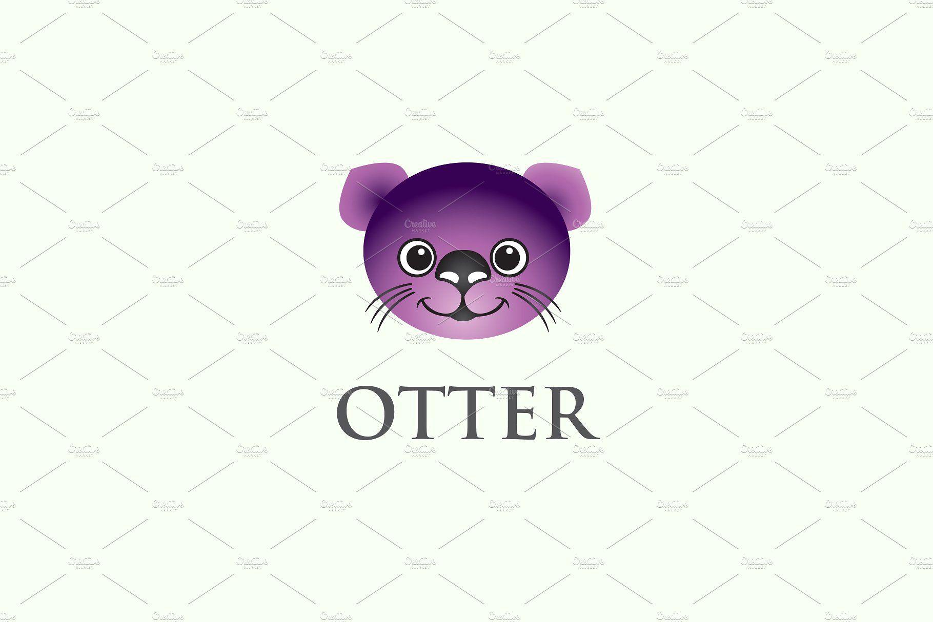 Otter Logo - Otter Logo Logo Templates Creative Market